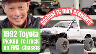 1992 Toyota pickup on FMS Fcx24 chassis project build [upl. by Winsor]