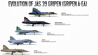 Evolution of JAS 39 Gripen From Gripen AEA [upl. by Ainsworth516]