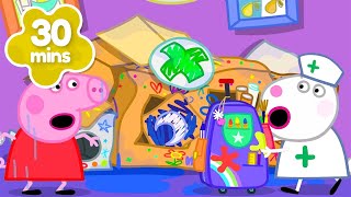 Splash Battle at the Tea Party 💦  Peppa Pig Tales Full Episode [upl. by Sedgewake645]