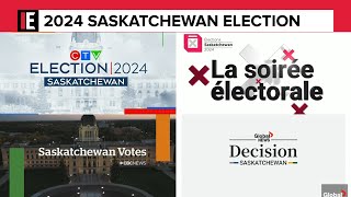 2024 Saskatchewan Election  Television Coverage and Graphics Montage [upl. by Gombach]