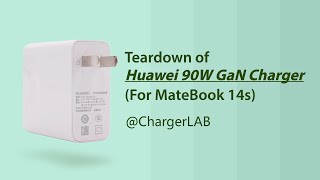 Teardown of Huawei 90W GaN Charger For MateBook 14s [upl. by Sollie]