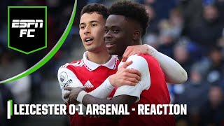 NOBODY can say Arsenal didn’t DESERVE to win  The Gunners beat Leicester  ESPN FC [upl. by Angus]