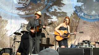 Gillian Welch and David Rawlings  quotWhite Rabbitquot at Hardly Strictly Bluegrass 2011 [upl. by Airdnaz]