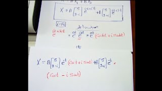 القيم الذاتية مركبة Lecture7 ODEs Complex eigenvalues [upl. by Roosnam]