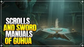 Scrolls and Sword Manuals of Guhua  World Quests amp Puzzles 【Genshin Impact】 [upl. by Rhys342]