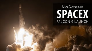 Watch live SpaceX Falcon 9 rocket launches 22 Starlink satellites from Vandenberg SFB California [upl. by Omocaig]