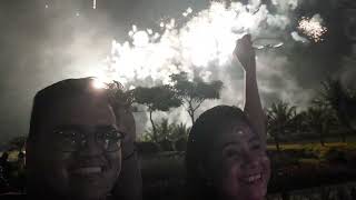 New Year 2023 at Okada Manila Garden  Countdown  Fireworks [upl. by Annawal]