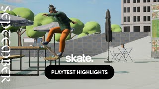 skate Insider Playtest Highlights September 2023  skate [upl. by Ortrude]