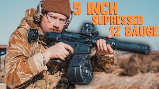 Worlds Most Compact Suppressed Shotgun [upl. by Aihtenak]