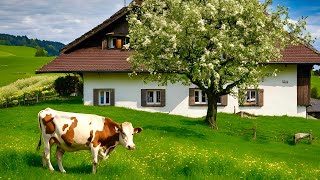 Switzerland Countryside Life🇨🇭Walking in A Fruits paradise📍Altnau  SWITZERLAND [upl. by Edahs694]