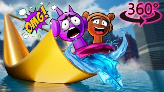 360° VR Incredibox Sprunki in Water Park🤿💦🌊 [upl. by Ho]