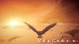 Bald Eagle Soaring Over Clouds Seamless Loop  by Motion Worship [upl. by Aniaj727]