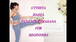 Utthita Hasta Padangusthasana For Beginners in Hindi  Yoga Asana For Everyone [upl. by Hume]