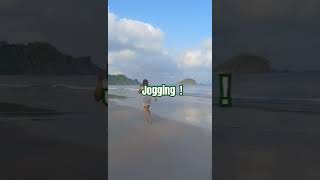 JoggingSatisfying Sound of wavesEl Nido Beach Palawan Philippines quotPhilAm Country Livingquot [upl. by Karlee358]