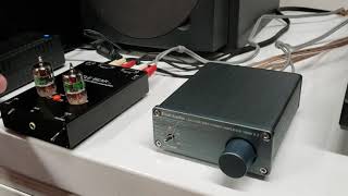 Little Bear T7 per amp and Fosi Audio TDA7498E Mini Amplifier 160W X2 [upl. by Tihom428]