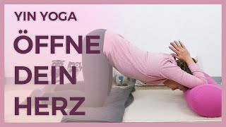 Yin Yoga für Herzöffnung und Verbundenheit  Herzchakra öffnen  Negativität lösen  50 min [upl. by Aisatsana]