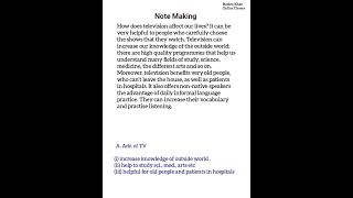 Note Making  Note Making FormatTricksEnglishExamples  Note Making Class 9th10th11th12th [upl. by Rosemare495]