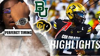 SHEDEUR SANDERS GO CRAZY Baylor vs Colorado Full Game Highlights Reaction [upl. by Enelrahs517]