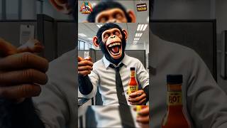 🐵 Chimps Hilarious Office Food Pranks Go WRONG 🔥  cat prank [upl. by Stricklan]