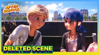 Marinette  Adrien 😍 DELETED SCENE  Miraculous Ladybug amp Cat Noir The Movie  Netflix [upl. by Nonnairb]