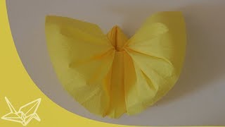 Napkin Butterfly Instructions [upl. by Leunas]