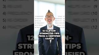 Tip 9 of 12  CliftonStrengths Tips You NEED to Hear From A Certified Coach [upl. by Streeter]