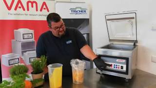 Tischer Gastro  Suppen vakuumieren mit VAMA [upl. by Ennovy]