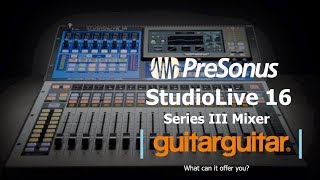 Presonus Studiolive 16 Series III Mixer [upl. by Gordan55]