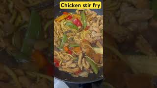 Chinese chicken stir fry with noodles [upl. by Nyliram]