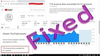 Fixed Youtube estimated revenue report delayed May 2019 [upl. by Damien]