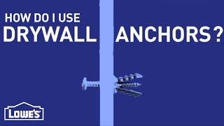 How Do I Use Drywall Anchors  DIY Basics [upl. by Ahseuqram]