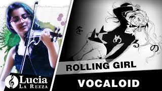 Rolling Girl  Hatsune Miku  Violin Cover  SUB ESP  Piano Sheet Music [upl. by Nerral]