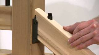 How to Install a Rail Simple Traditional Stair Railing Kit [upl. by Sillyrama]