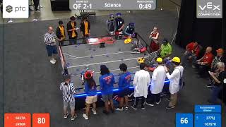 Vex Worlds 2022 Science QF 21 [upl. by Puklich]