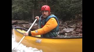 Dry Fork Cane Creek Mammys CreekTiny Piney Whitewater in Manly Open Canoes  Raw Video 2002 [upl. by Saraiya]