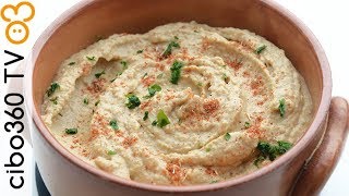 Hummus di ceci ricetta con tahina fatta in casa [upl. by Areit183]