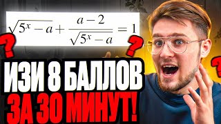 30 Минут и Ты Перестанешь БОЯТЬСЯ Параметров на ЕГЭ [upl. by Ahtnammas]