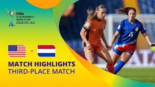 USA v Netherlands  FIFA U20 Womens World Cup Colombia 2024  Match Highlights [upl. by Htilil]