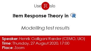 Item Response Theory in R with mirt [upl. by Ayatan]