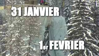 Teaser Coupe du monde de cascade de Glace  Champagny en Vanoise [upl. by Leandra]