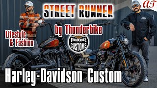 2024 HarleyDavidson STREET BOB Custom STREET RUNNER  AampT Design [upl. by Jerrylee]