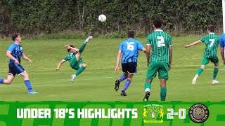 Under 18s Highlights  Yeovil Town 20 Ilchester [upl. by Ehcar400]