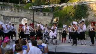 Les Peillasses au Concours International de Fanfares 2013 Nîmes quotLaigle noirquot [upl. by Hgielrac]