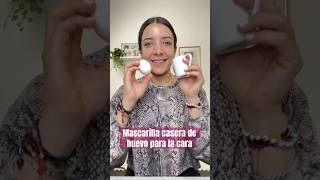 Mascarilla CASERA de huevo y miel para suavizar tu piel tips beauty mascarillacasera [upl. by Yokoyama]