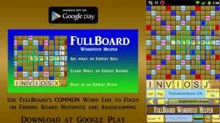 FullBoard Wordfeud Helper App for Android™ [upl. by Ledba]