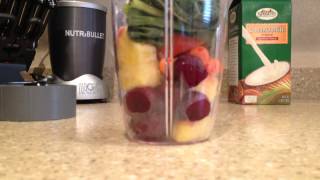 DELICIOUS Nutribullet Nutri Blast Breakfast Fruit Smoothie 3 Nutri Bullet at Home [upl. by Deane]