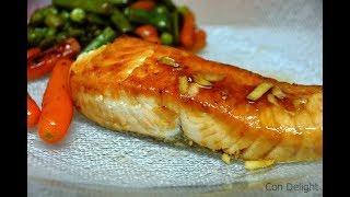 Teriyaki and honey salmon  סלמון בטריאקי ודבש [upl. by Toombs38]