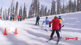 Skiers First Day on Skiboards  Skiboardscom [upl. by Stauffer583]