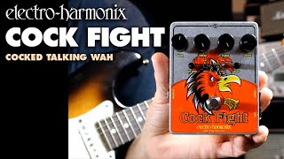 ElectroHarmonix Cock Fight Cocked Talking Wah Pedal Demo by Bill Ruppert [upl. by Reyem704]