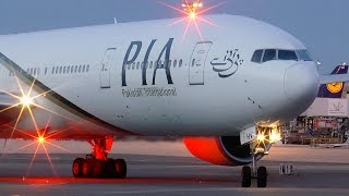 Boeing 777300 PIA  GE90 Engine Start Paris Charles de Gaulle Airport [upl. by Yarw]